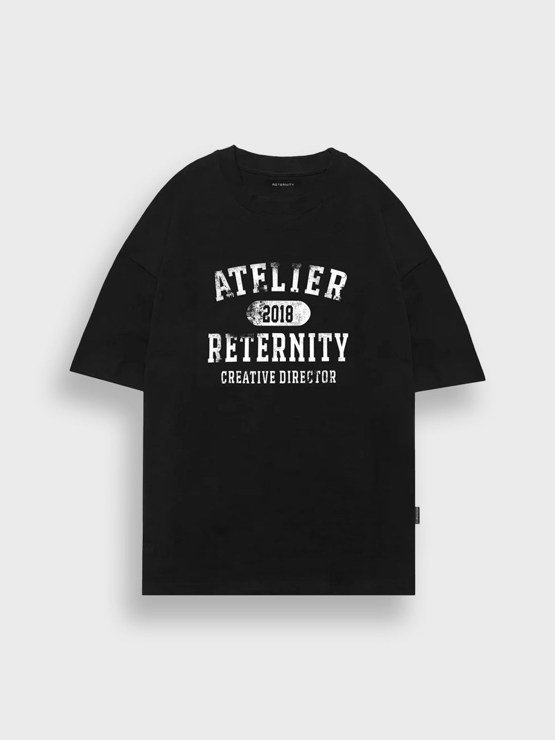 Reternity Atelier Emblem T-Shirt Black – voorkant