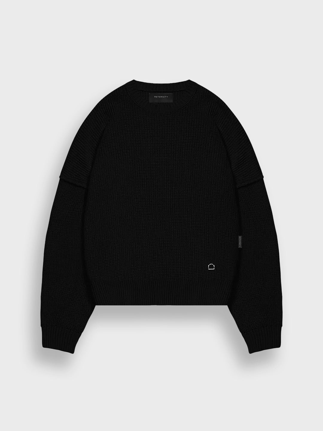 Reternity Creative Dept Knitted Sweater Black – voorkant