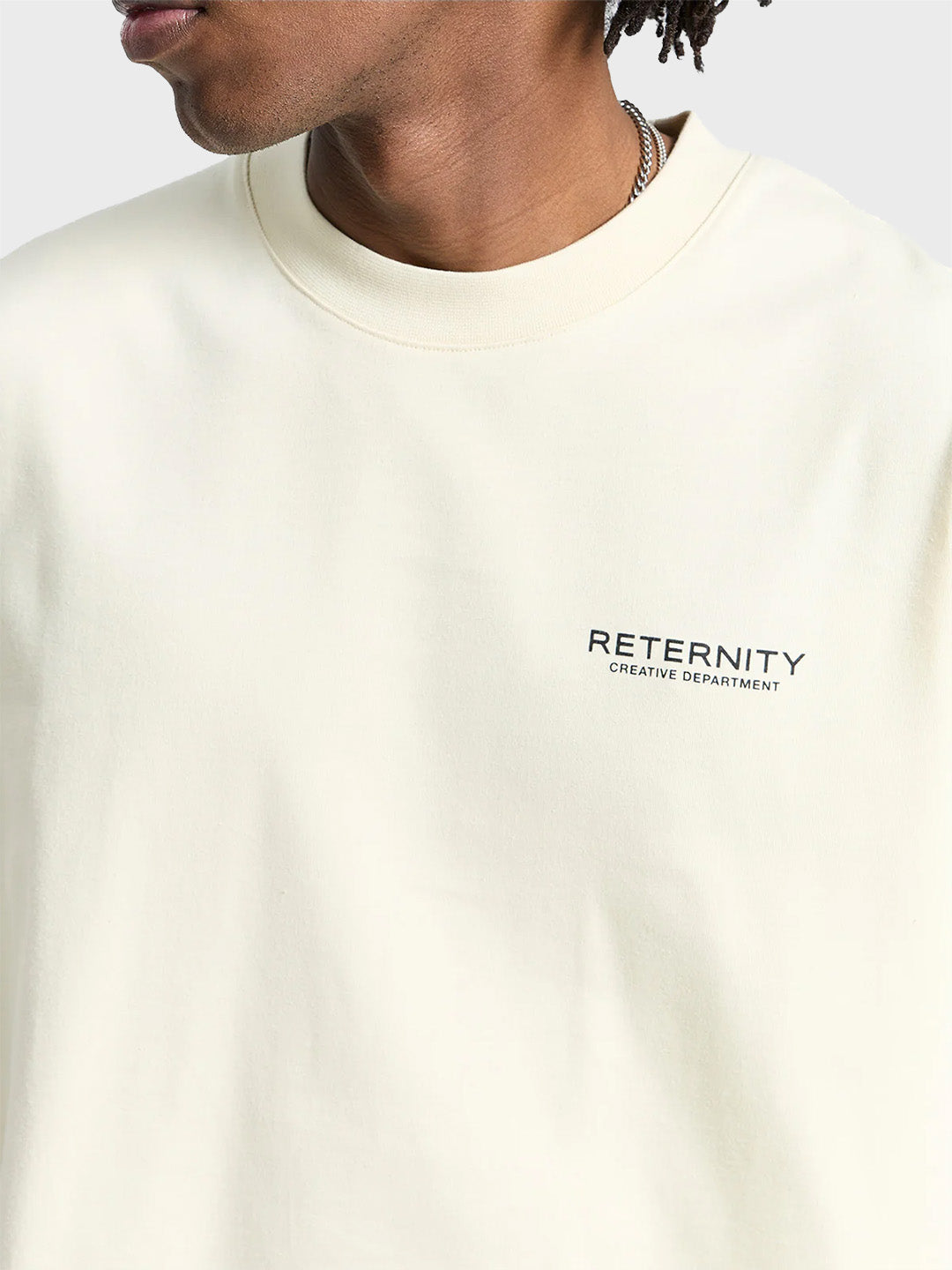 Reternity Creative Dept T-Shirt Cream – close-up