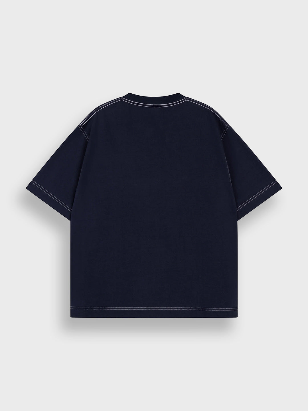 Rivero Seams T-Shirt Navy - achterkant