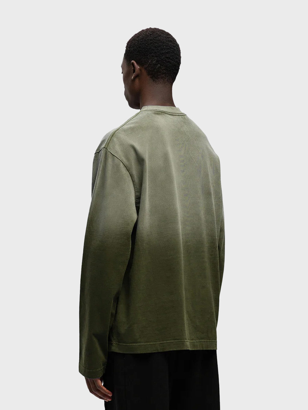 Rivero Statement Longsleeve T-Shirt | Washed Green