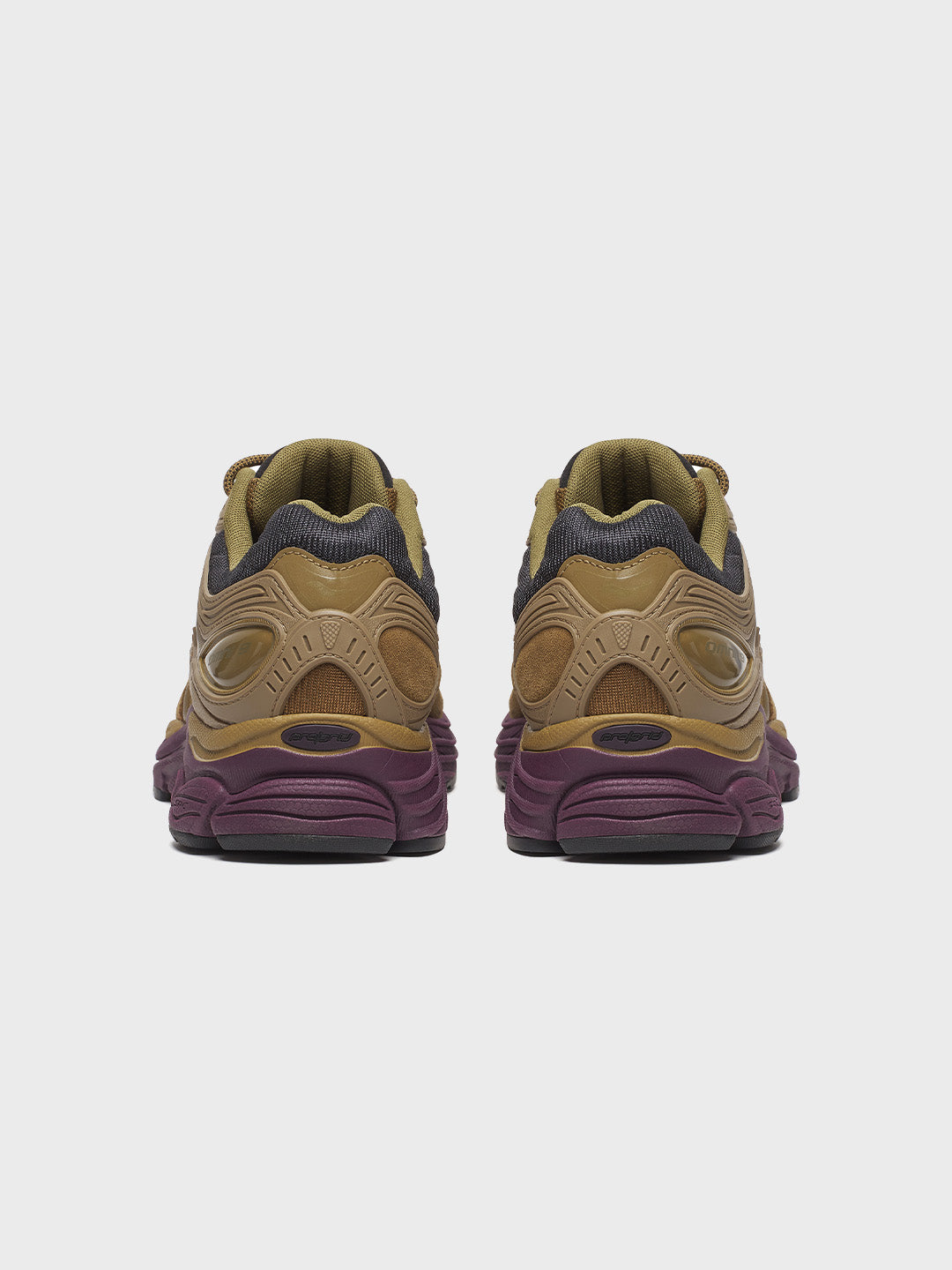 Saucony Progrid Omni 9 Armor Sneakers Brown/Wine achterkant