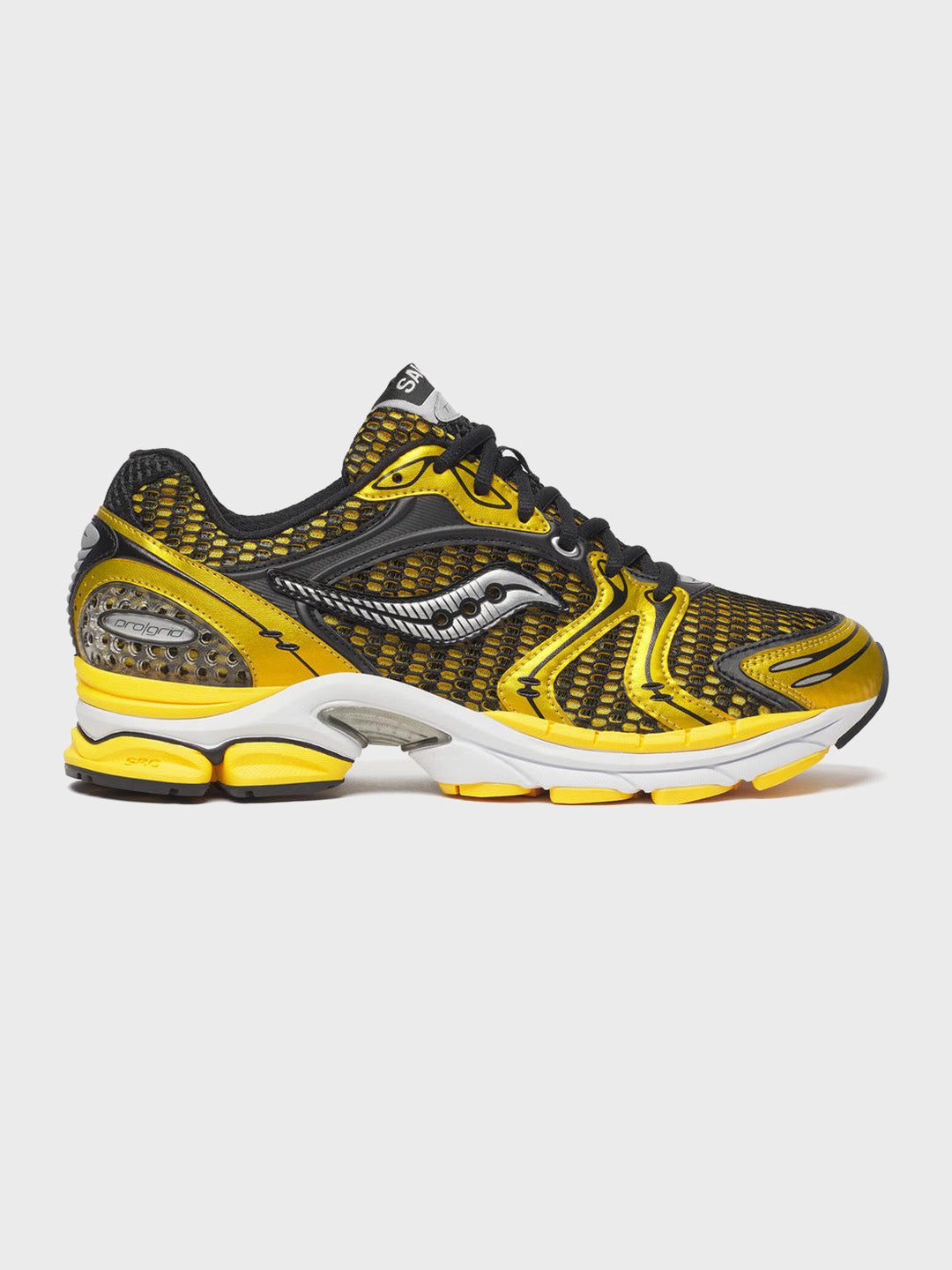 Saucony ProGrid Triumph 4 Sneakers Lemon Chrome - zijkant