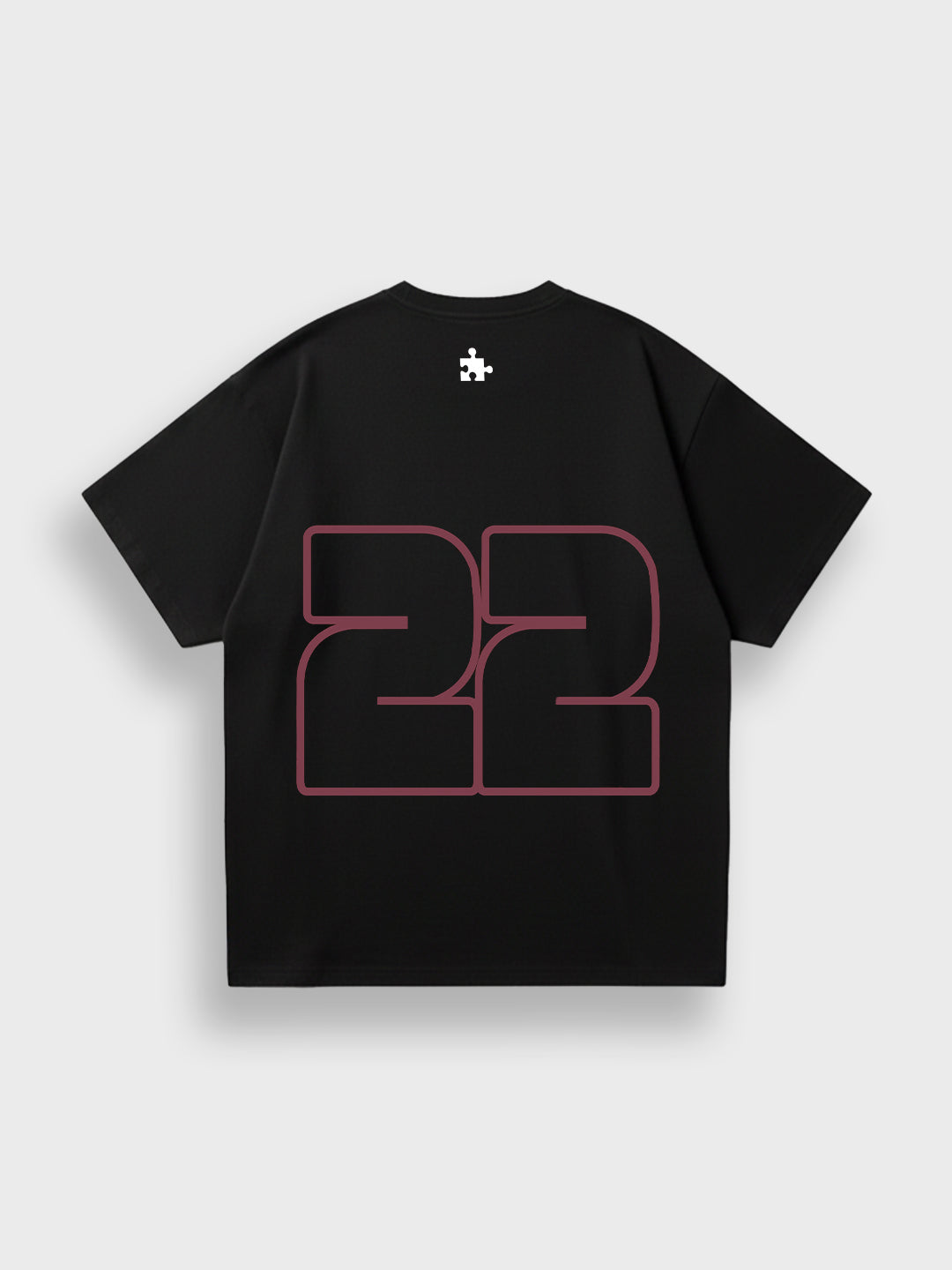 The Missing Piece Classic T-Shirt Black achterkant