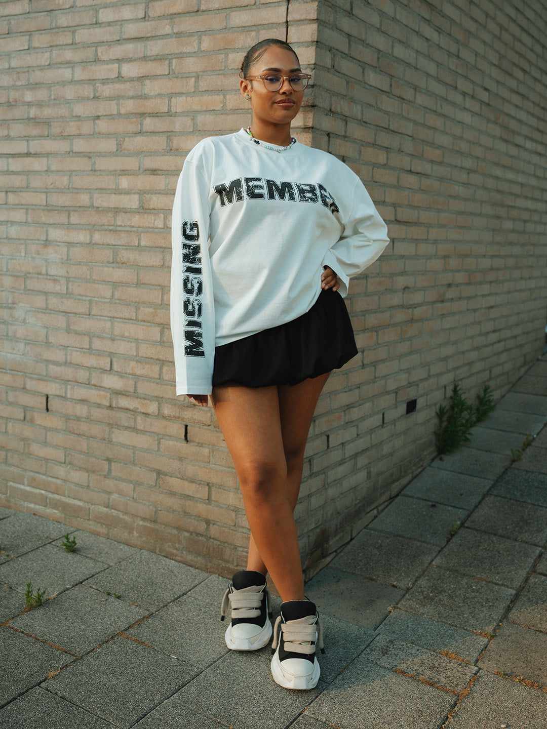 voorkant TMP longsleeve met Member print