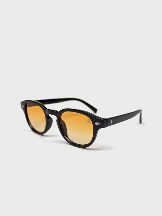 The Missing Piece Shades by Ricks Vue Élégante | Black/Orange