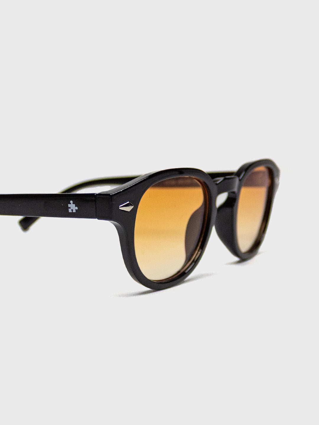 The Missing Piece Shades by Ricks Vue Élégante | Black/Orange