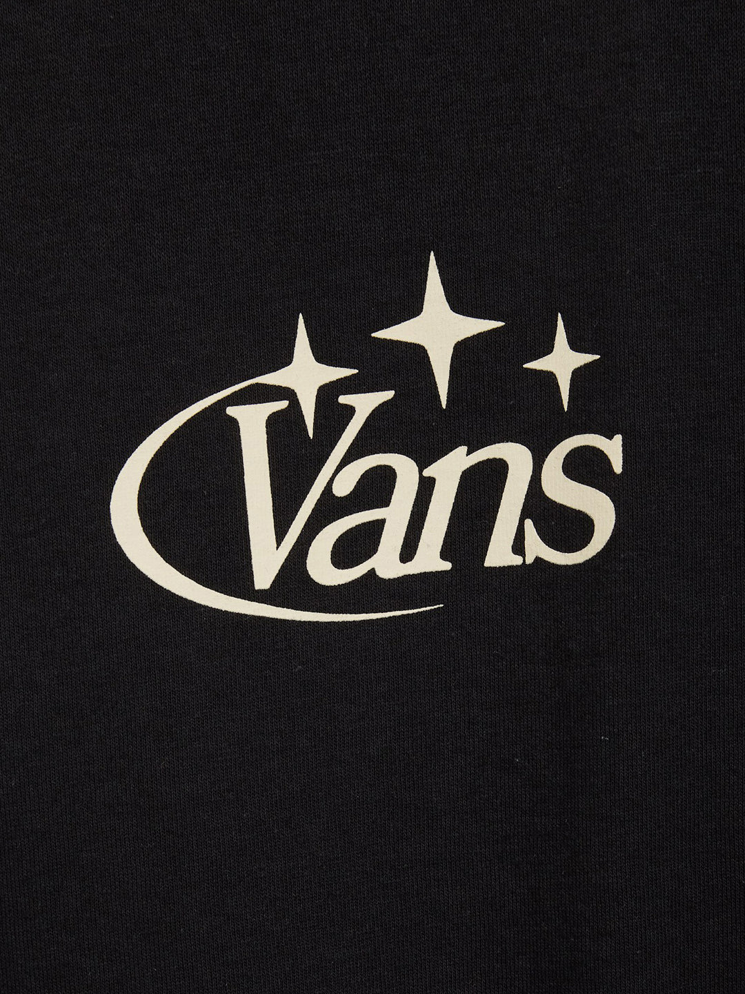 Vans Advanced Vee Longsleeve Black - close-up graphic borst