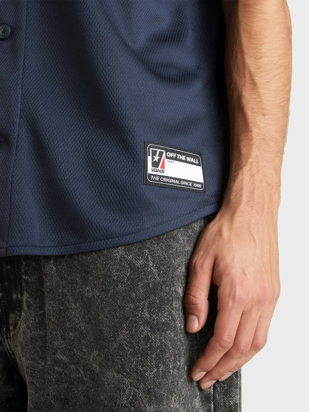 Vans Baseball Jersey Parisian Night - detailshot