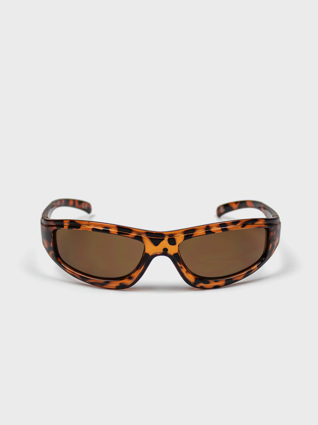 Vooraanzicht van de Vans Felix zonnebril in tortoise