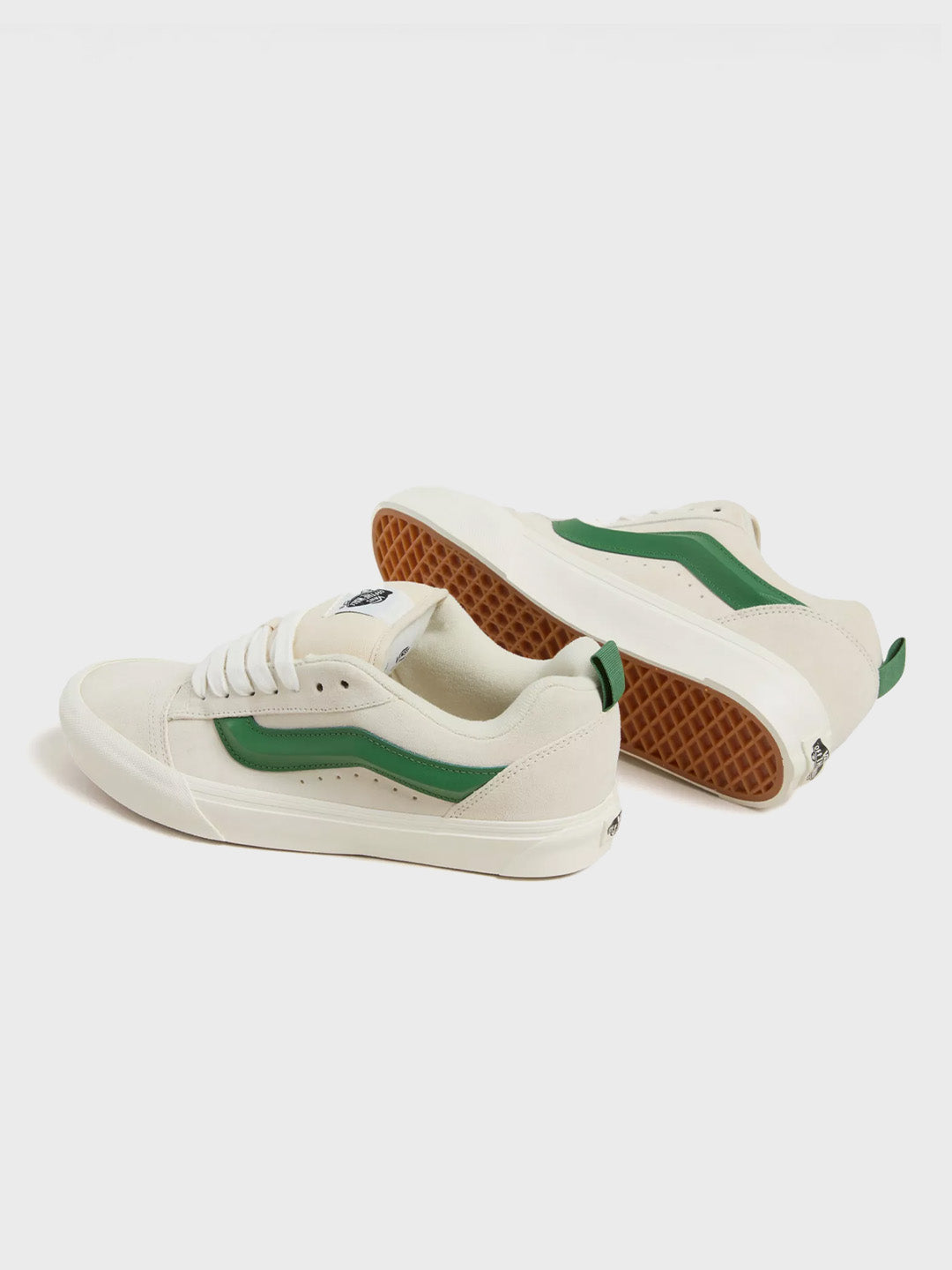 vans knu skool sneakers rubberen waffle-zool voor grip