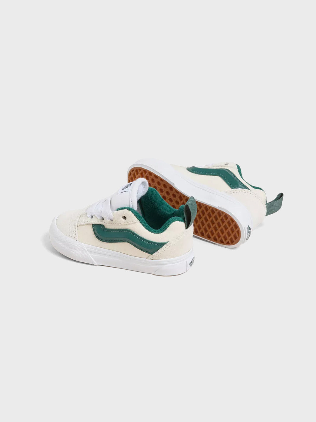 Vans Knu Skool (TD) Kinderschoenen | Green/Marshmallow