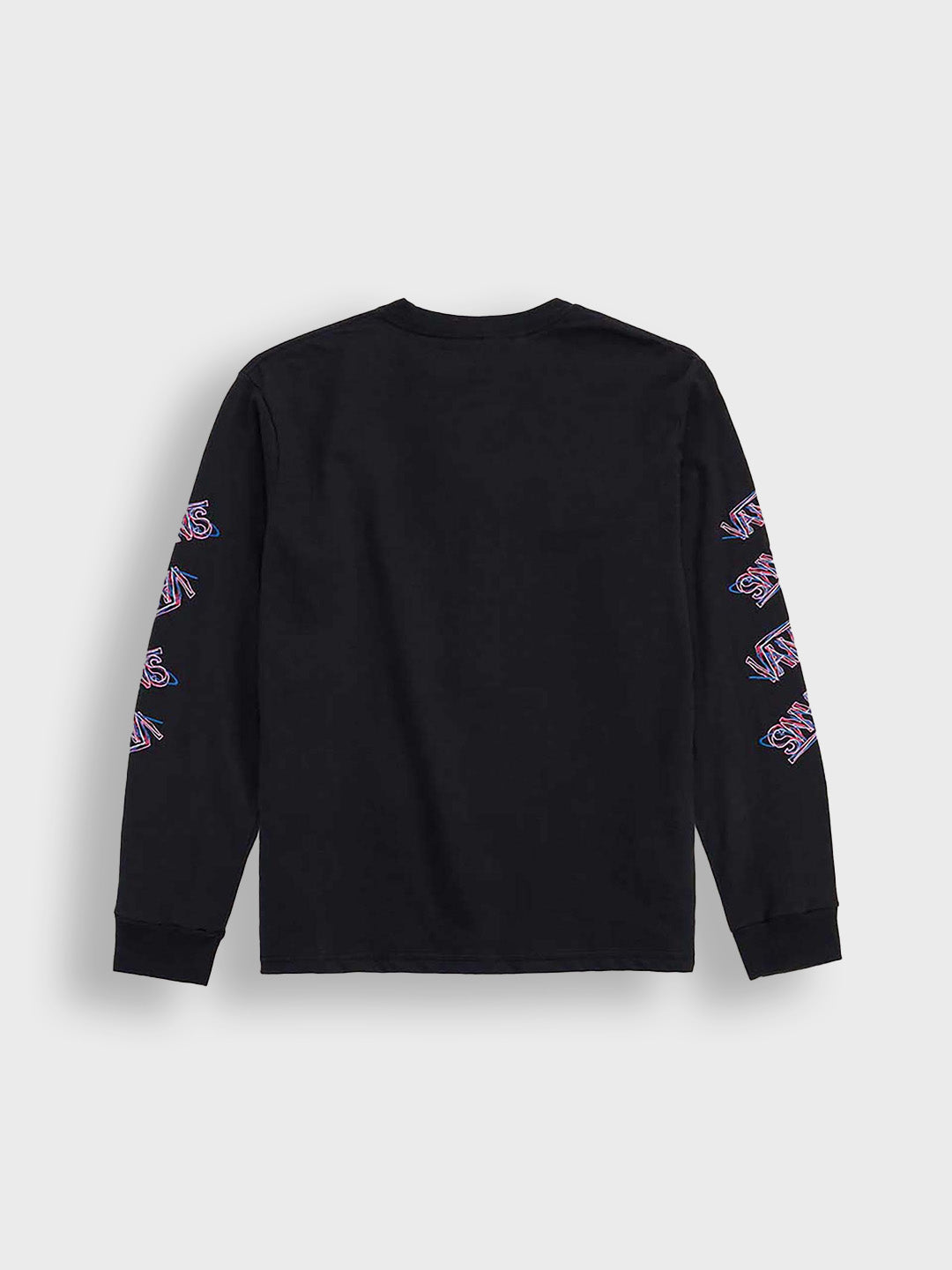 Vans Scribble Kids Longsleeve T-Shirt zwart achterkant