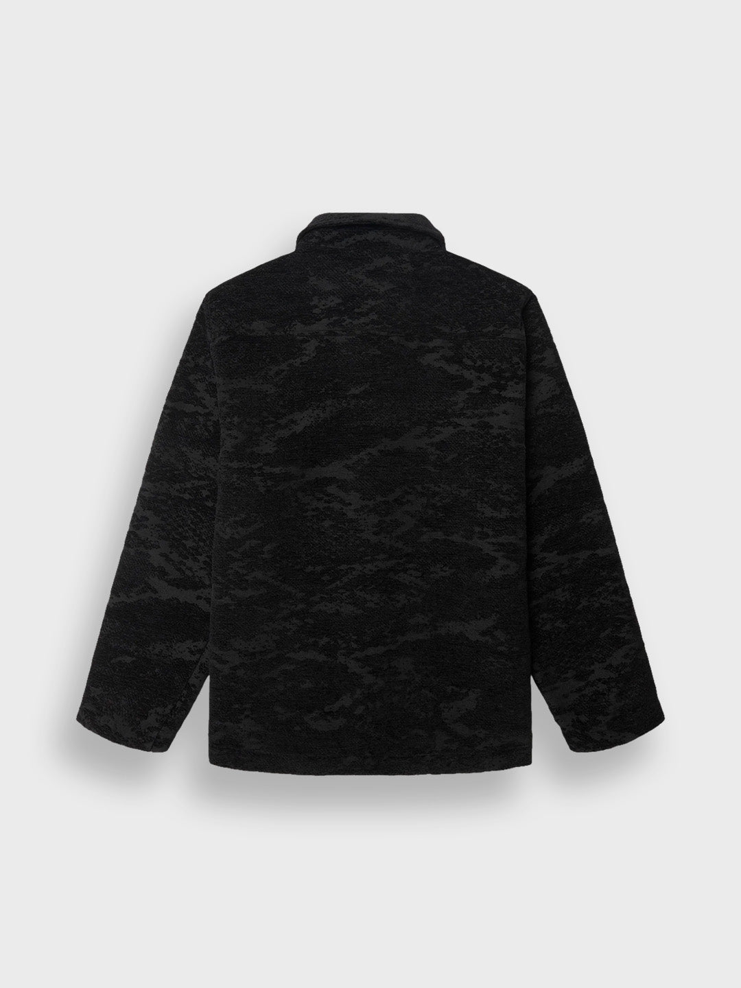 Woodbird WBBlade Chenille Jacket Black – productfoto achter