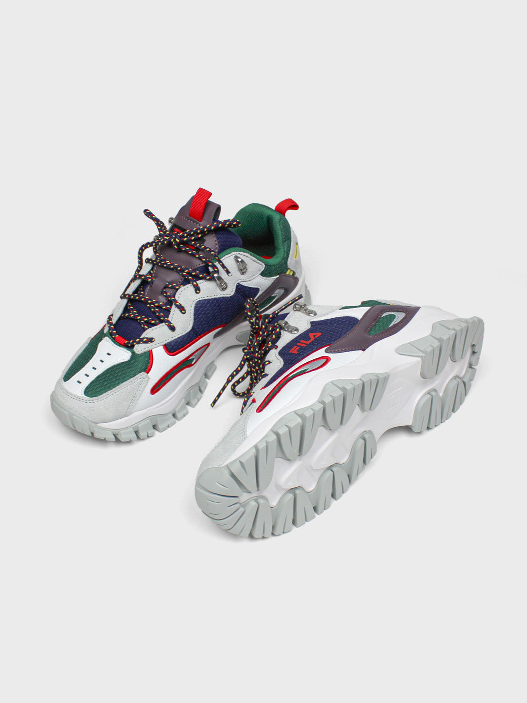 fila ray tracer schoenen groen rood