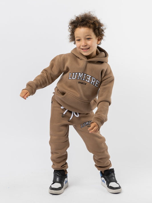 Lumi3re kids tracksuit mocca