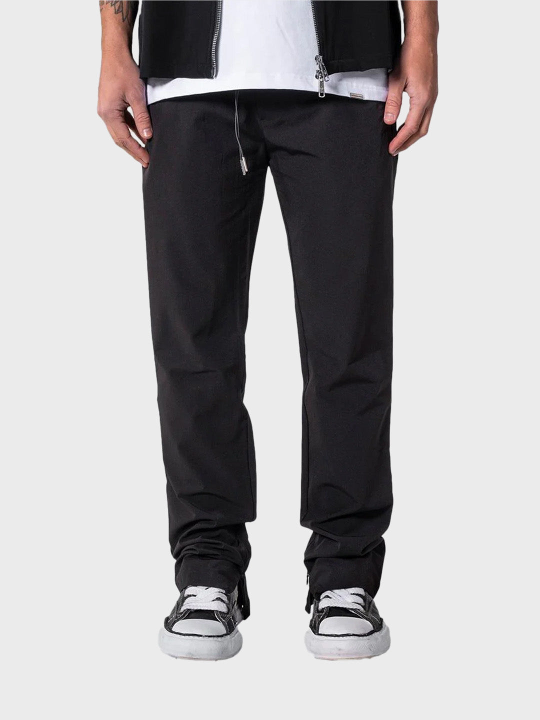 dont waste culture broek zwart