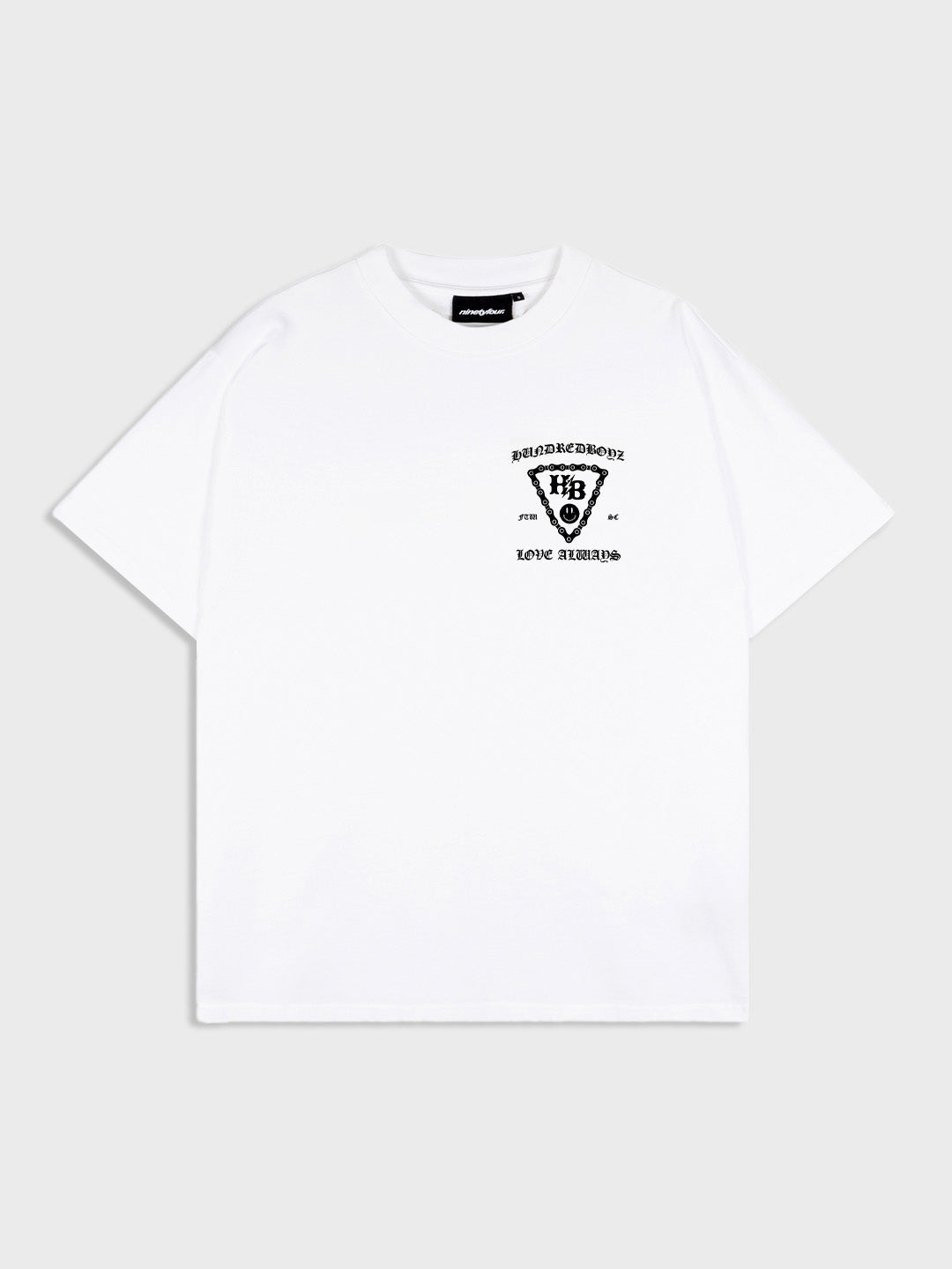hundredboyz t-shirt wit