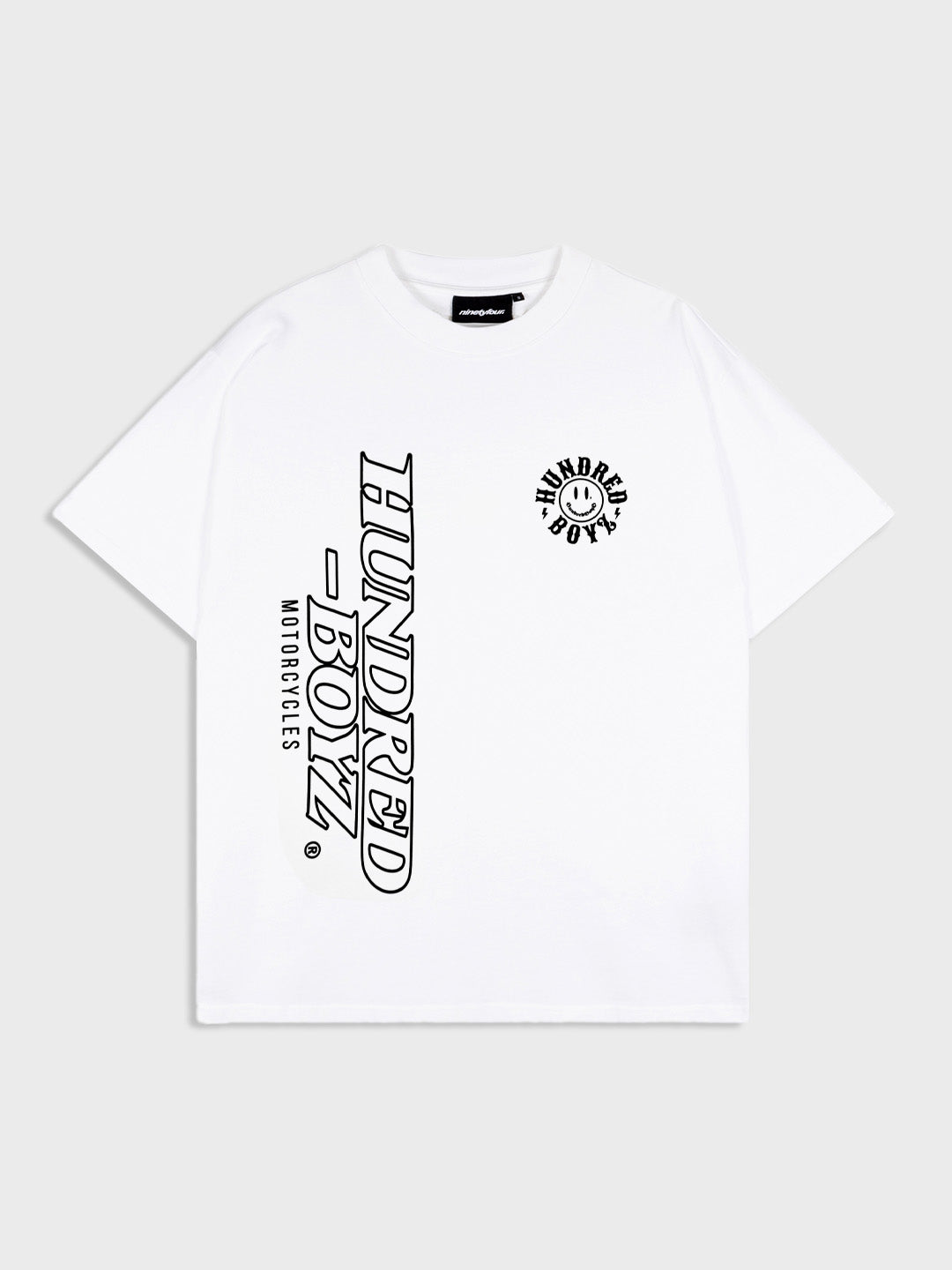 hundred Boyz t-shirt wit