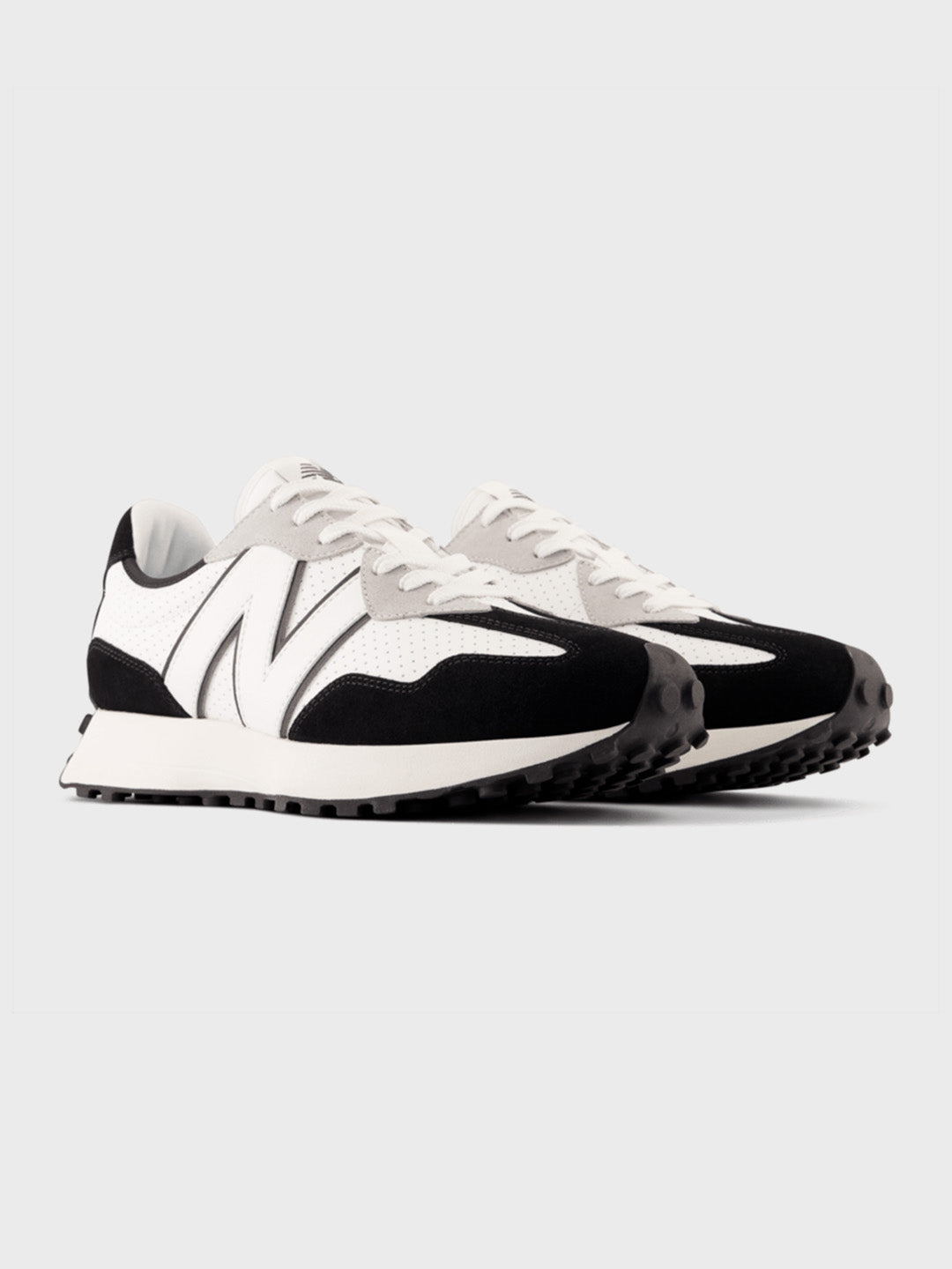 new balance 327 schoenen black white