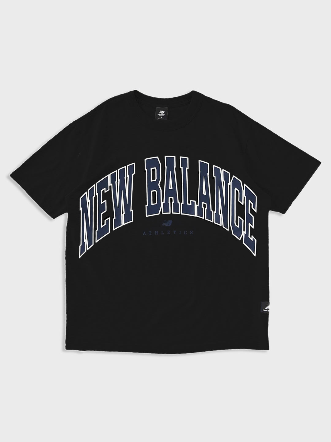 new balance t-shirt zwart