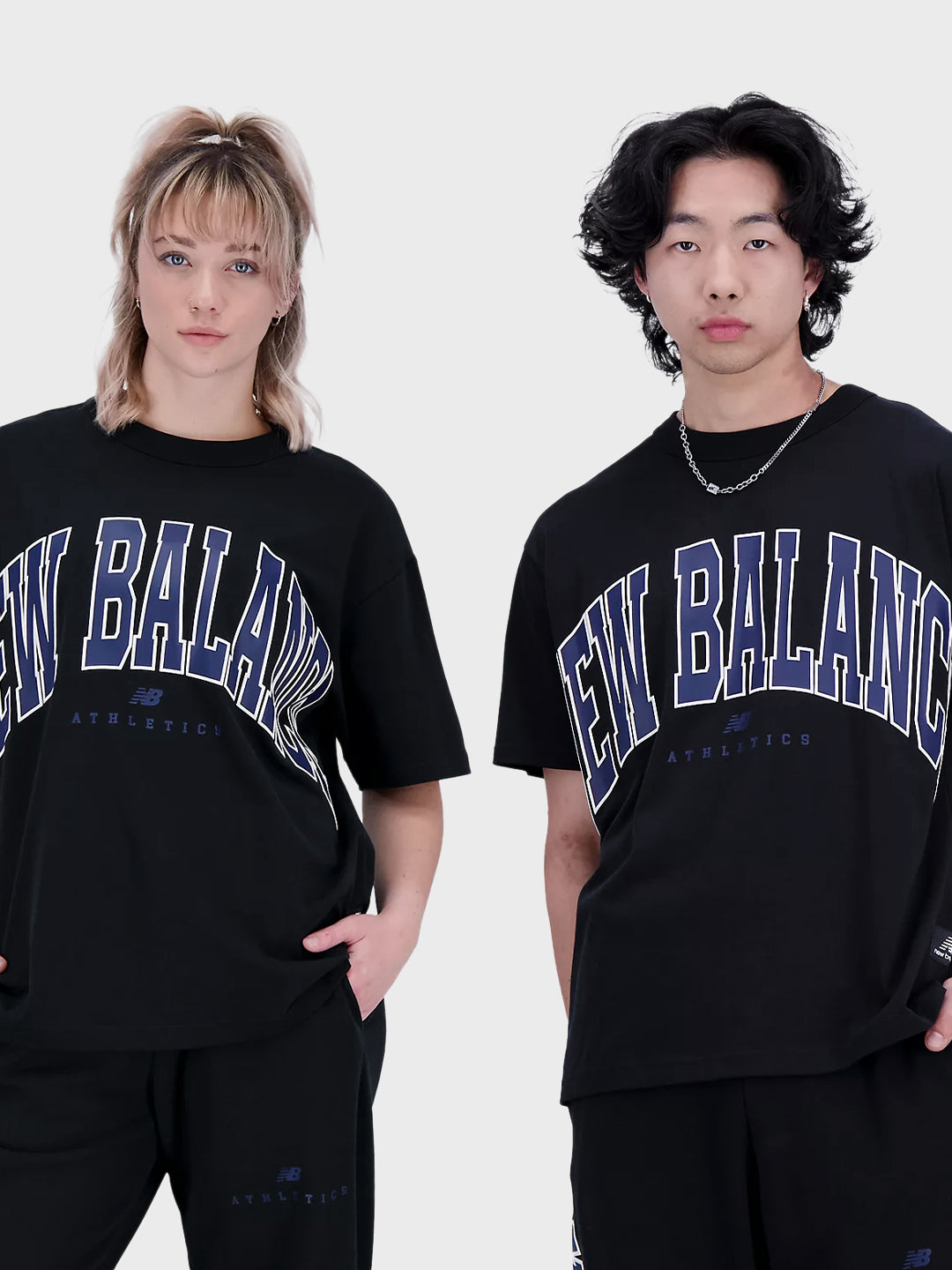 new balance t-shirt zwart