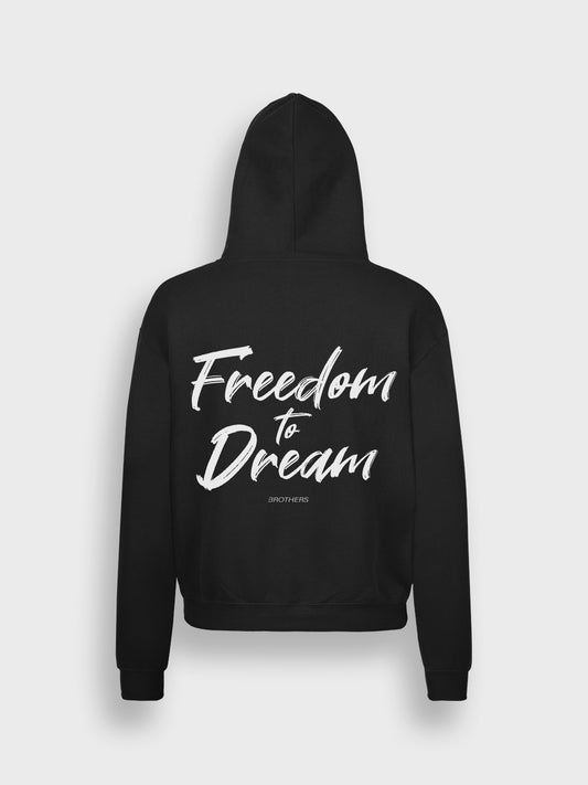 freedom to dream hoodie - black - Reloadstore 