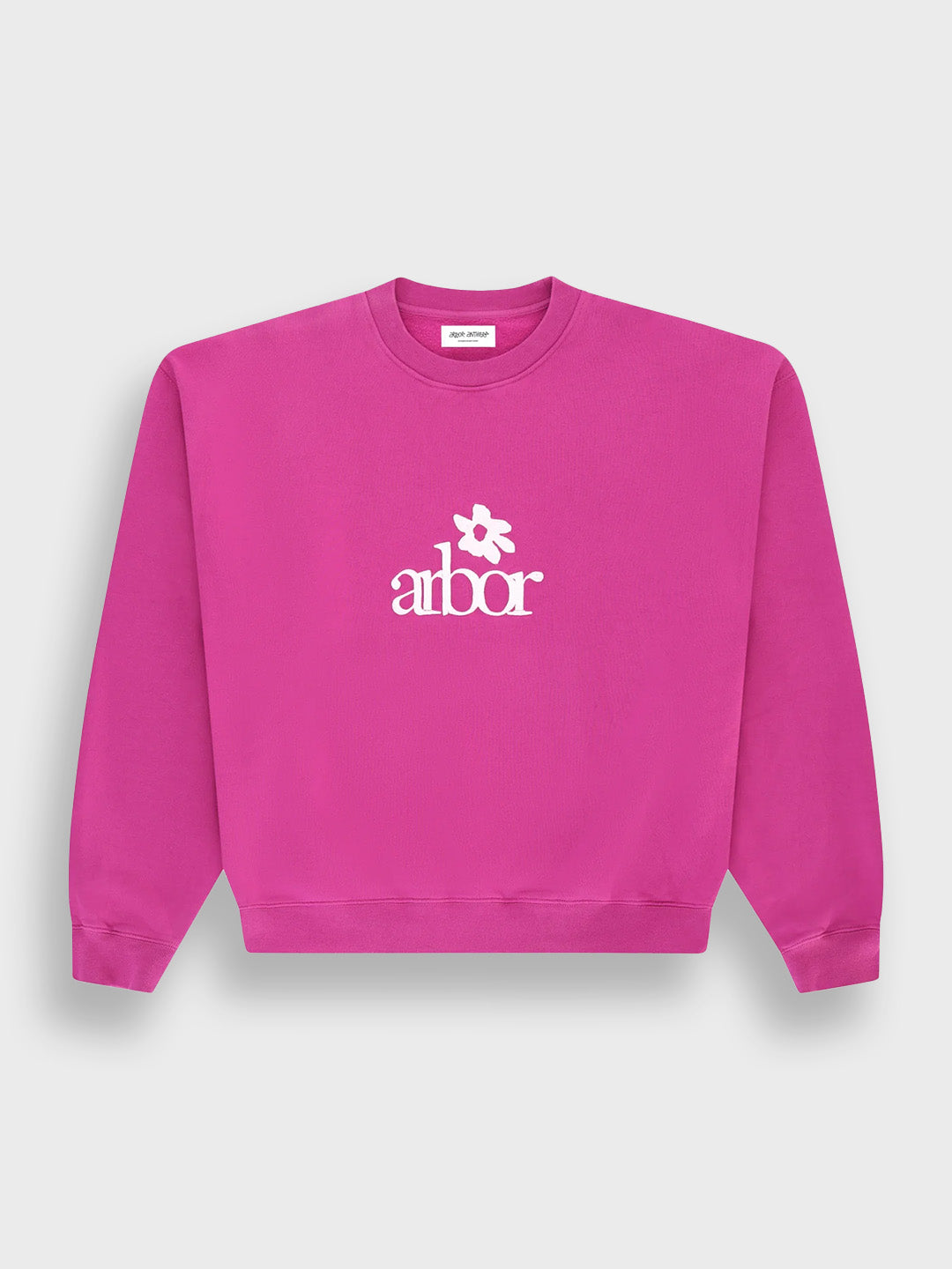 Arbor Antwerp Arbor Flower Crewneck Sweater pink – product voorkant