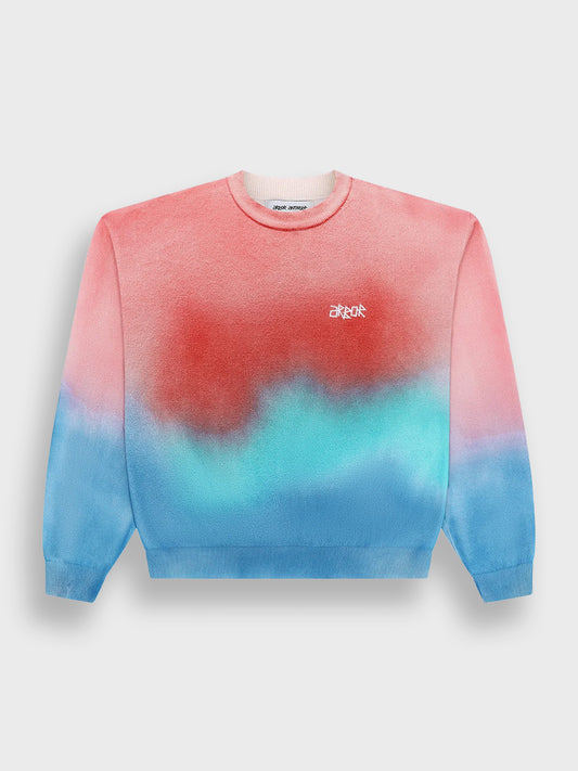 Arbor Antwerp Blossoming Knitted Sweater Pink - packshot voorkant