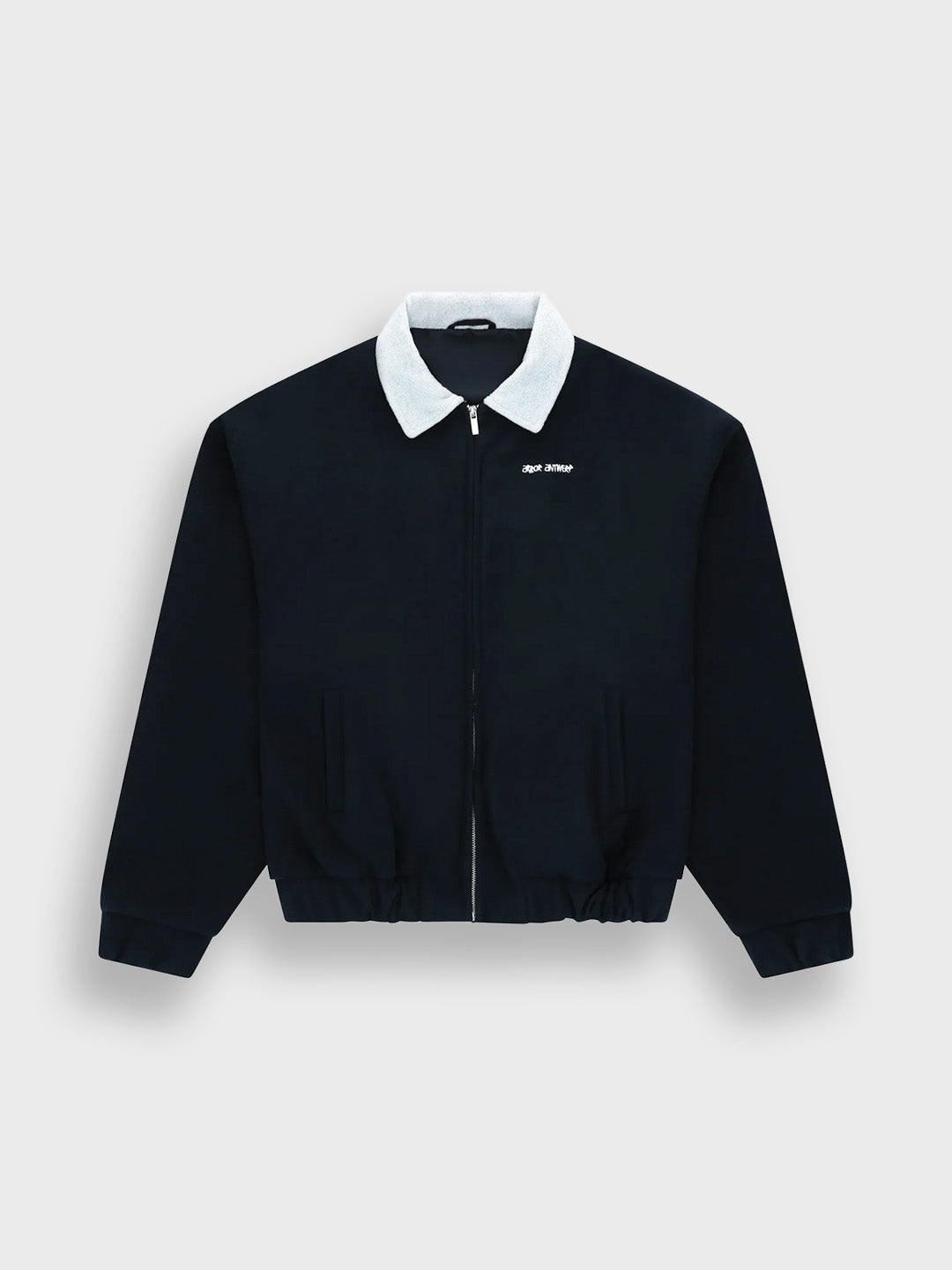 Arbor Antwerp Cropped Fitted Jacket Navy - productfoto voorkant