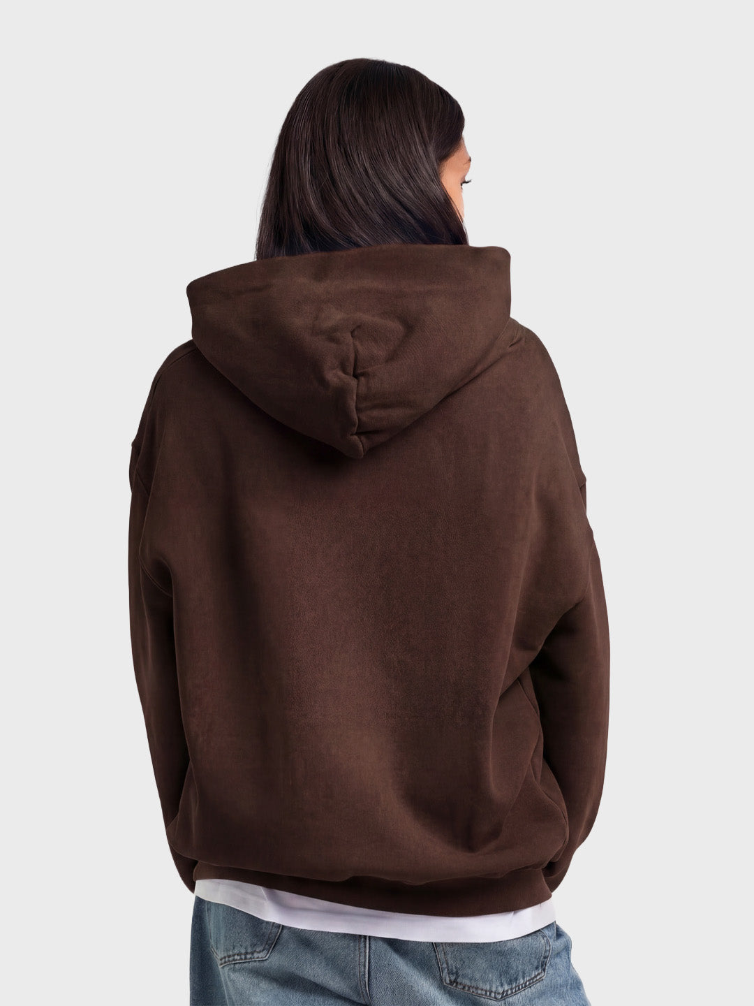 Arbor Antwerp Dotline Arbor Zip Hoodie Brown - achterkant