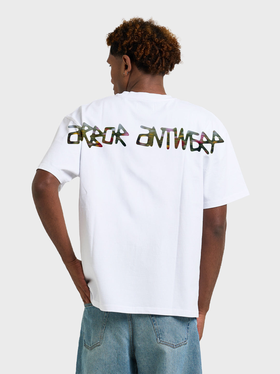 Arbor Antwerp Flower Motion T-Shirt White - achterkant