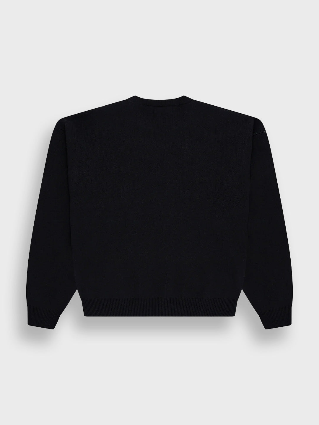 Arbor Antwerp Full Arbor Knitted Sweater Black – product achterkant