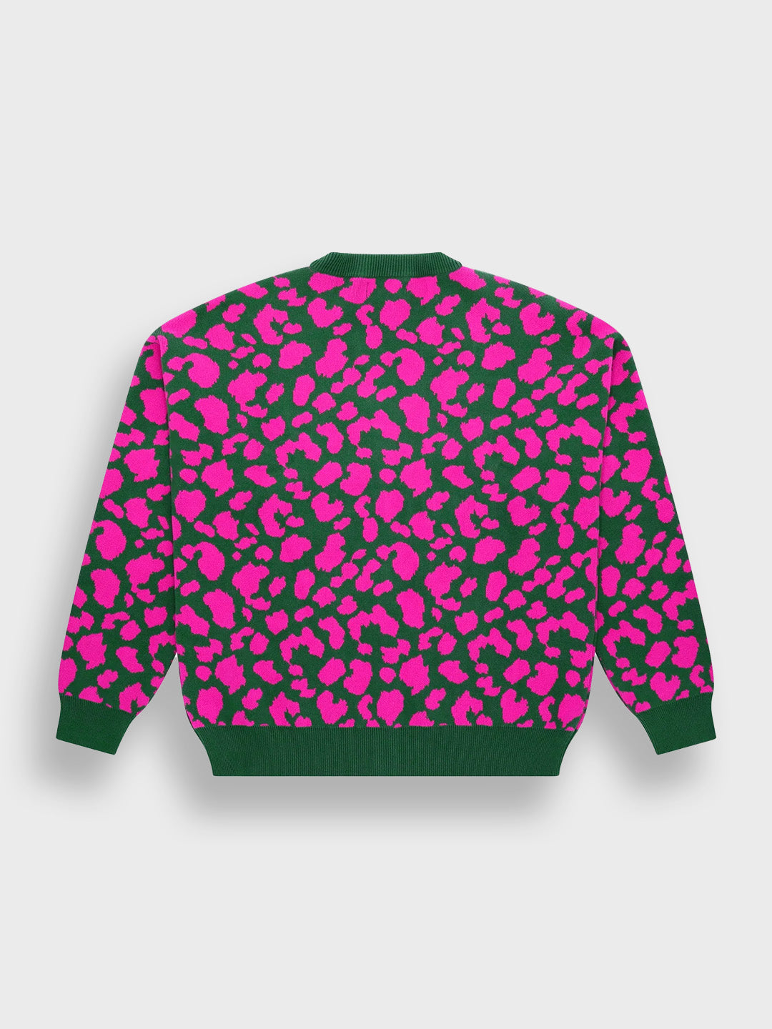 Achterkant Arbor Antwerp Leopard Cardigan met luipaardmotief