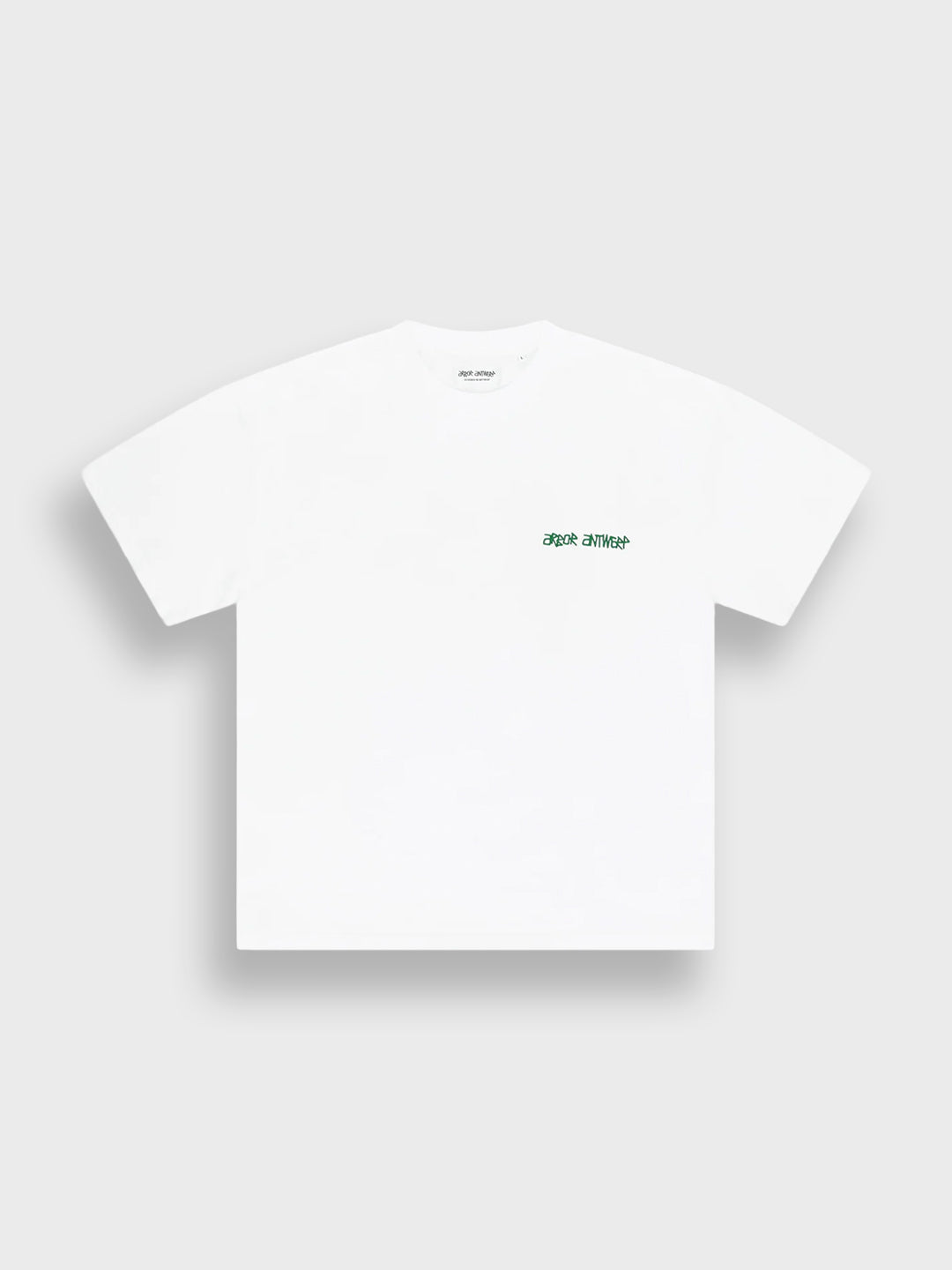 Arbor Antwerp Line Flower T-Shirt White - productfoto voorkant