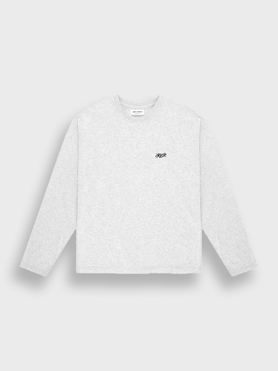 Arbor Antwerp Lotus Longsleeve Melange Grey - voorkant