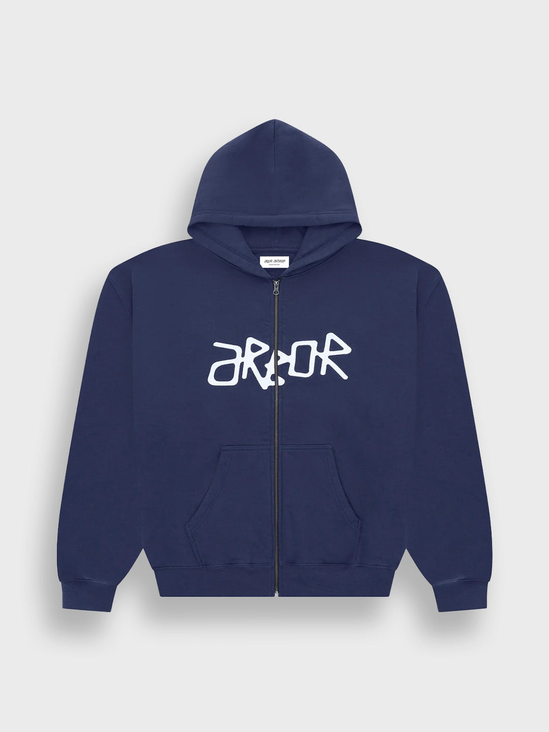 Arbor Antwerp Real Arbor Zip Hoodie navy – product voorkant
