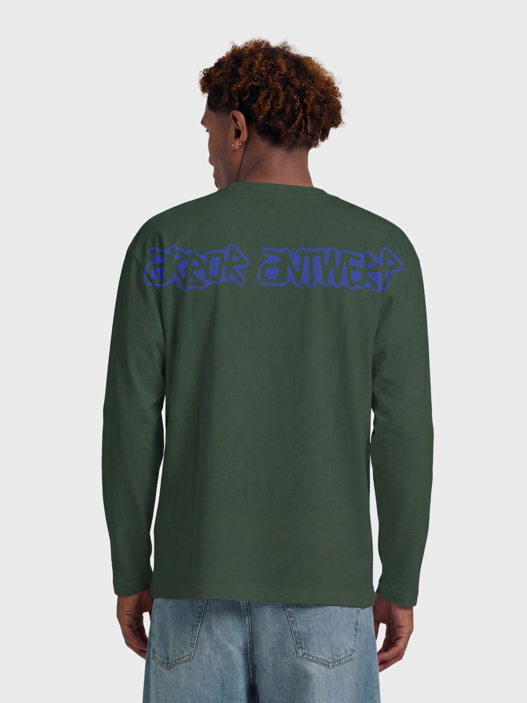 Arbor Antwerp Spray Outline Longsleeve Green – achterkant