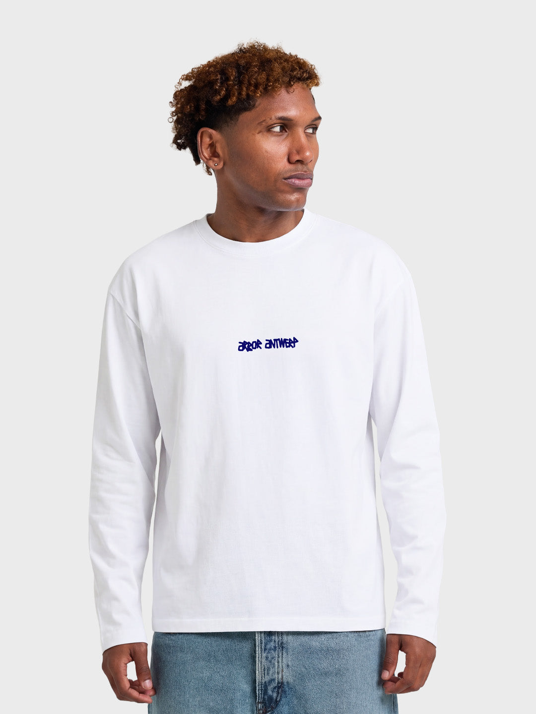 Arbor Antwerp Spray Outline Longsleeve White – voorkant