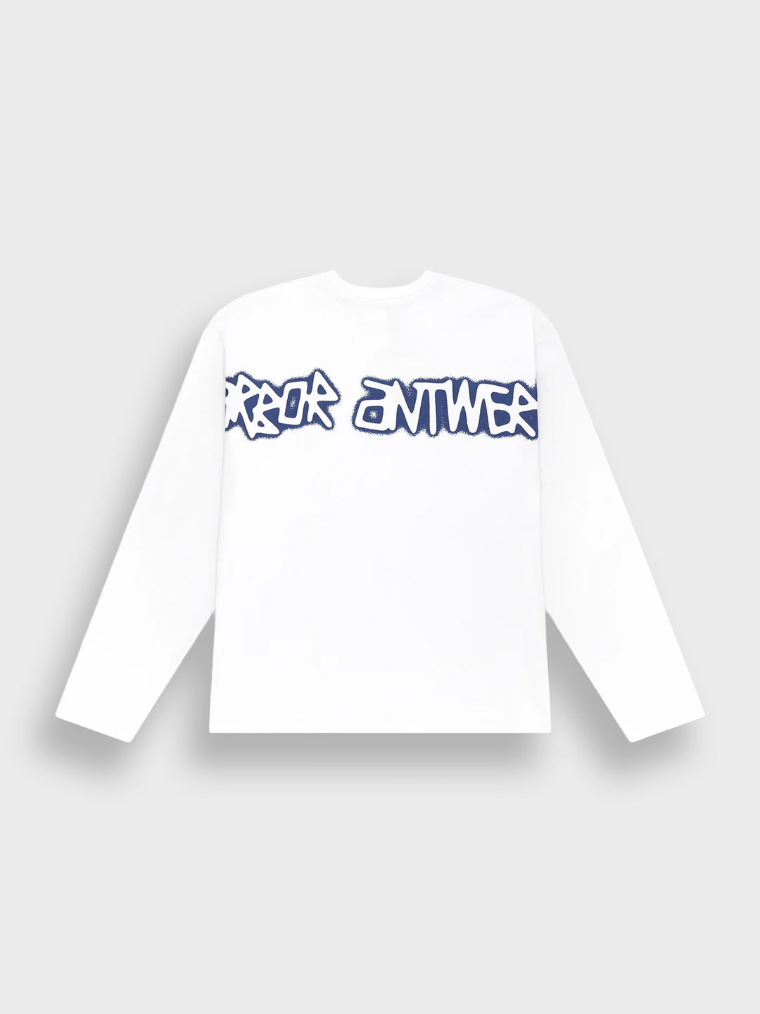 Arbor Antwerp Spray Outline Longsleeve White – productfoto achter