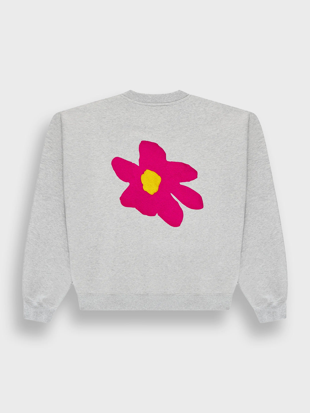 Arbor Antwerp Violet Crewneck Sweater grey – product achterkant