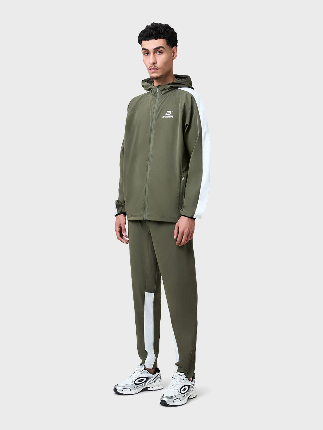 Banlieue Olive Tracktop – full outfit met trackpants
