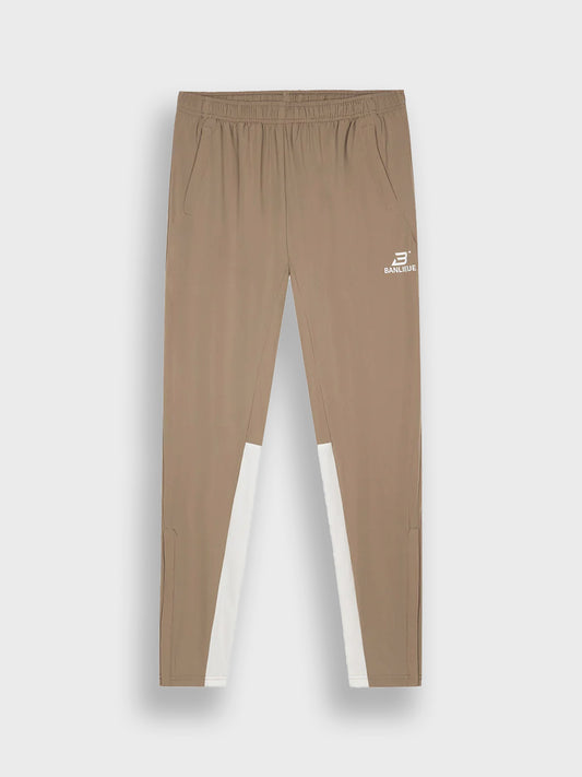Banlieue Performance Trackpants Taupe - voorkant