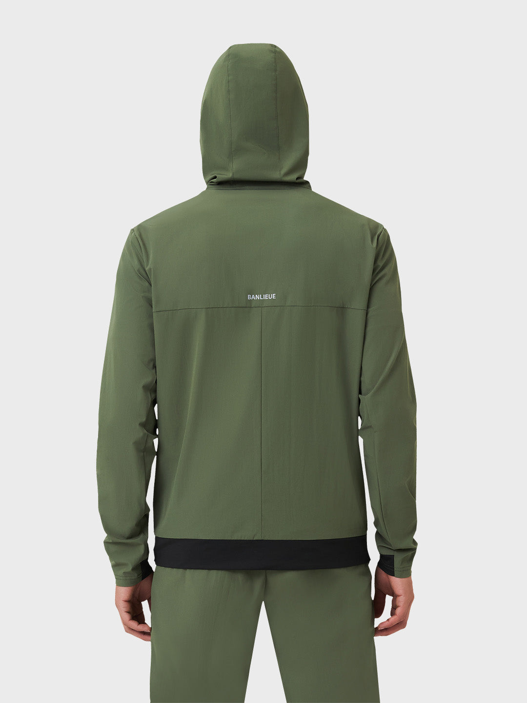 Banlieue Performance Hooded Tracktop Nardo Green