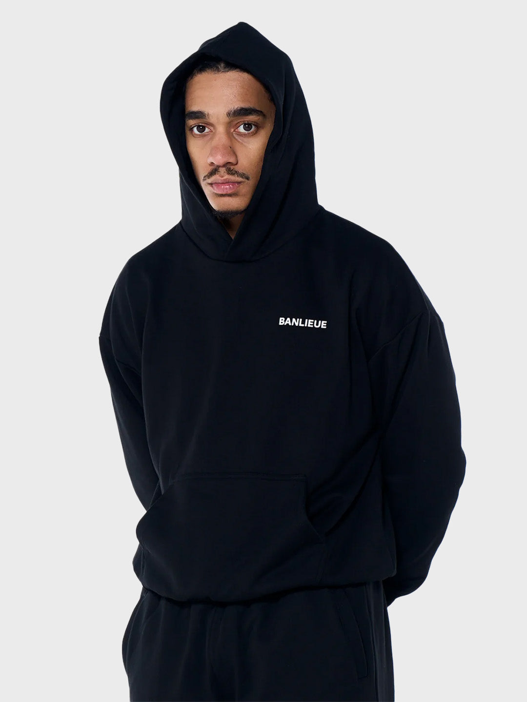 banlieue hoodie zwart