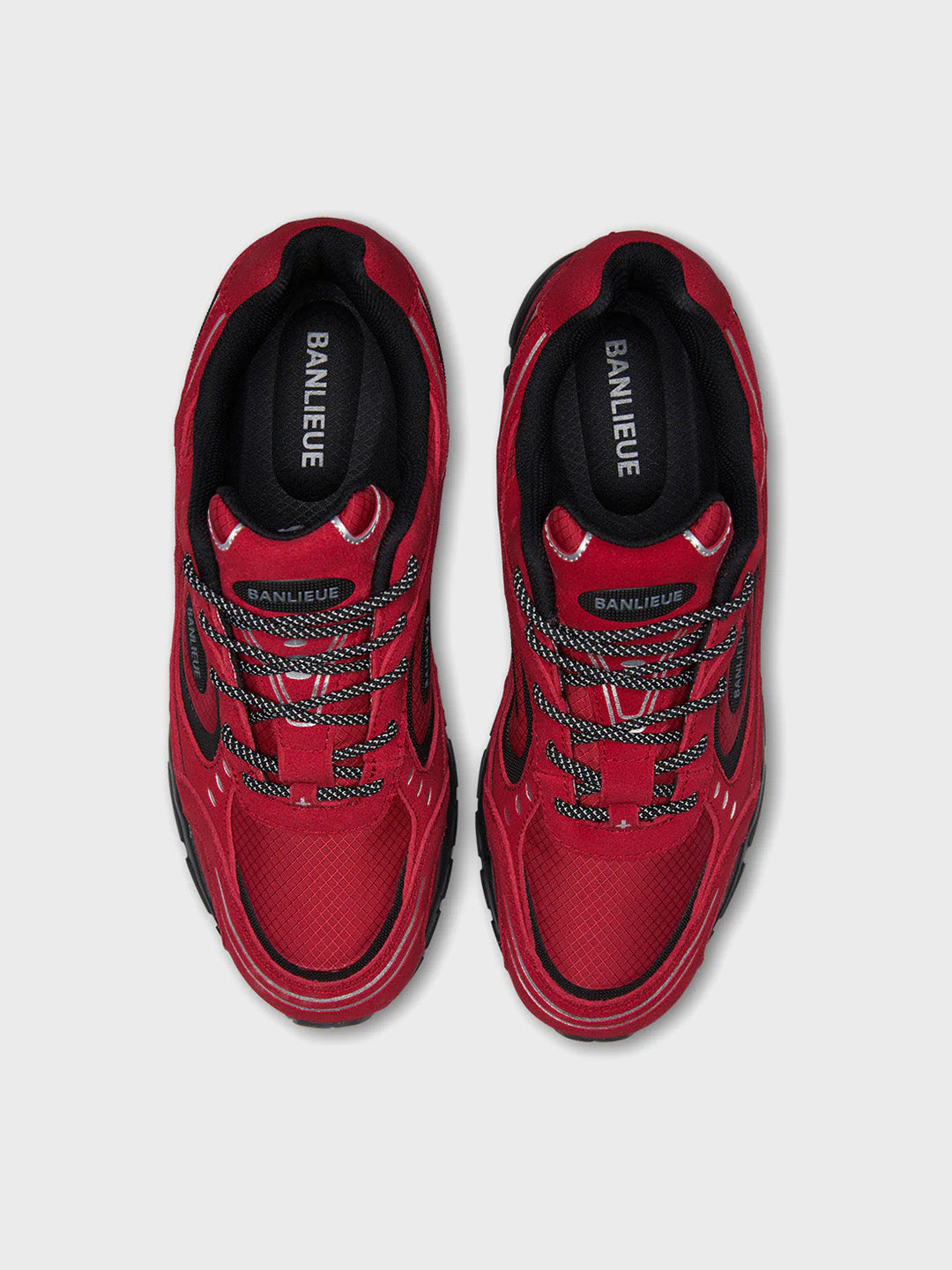 Banlieue Winter Edition Sneakers Red – bovenaanzicht