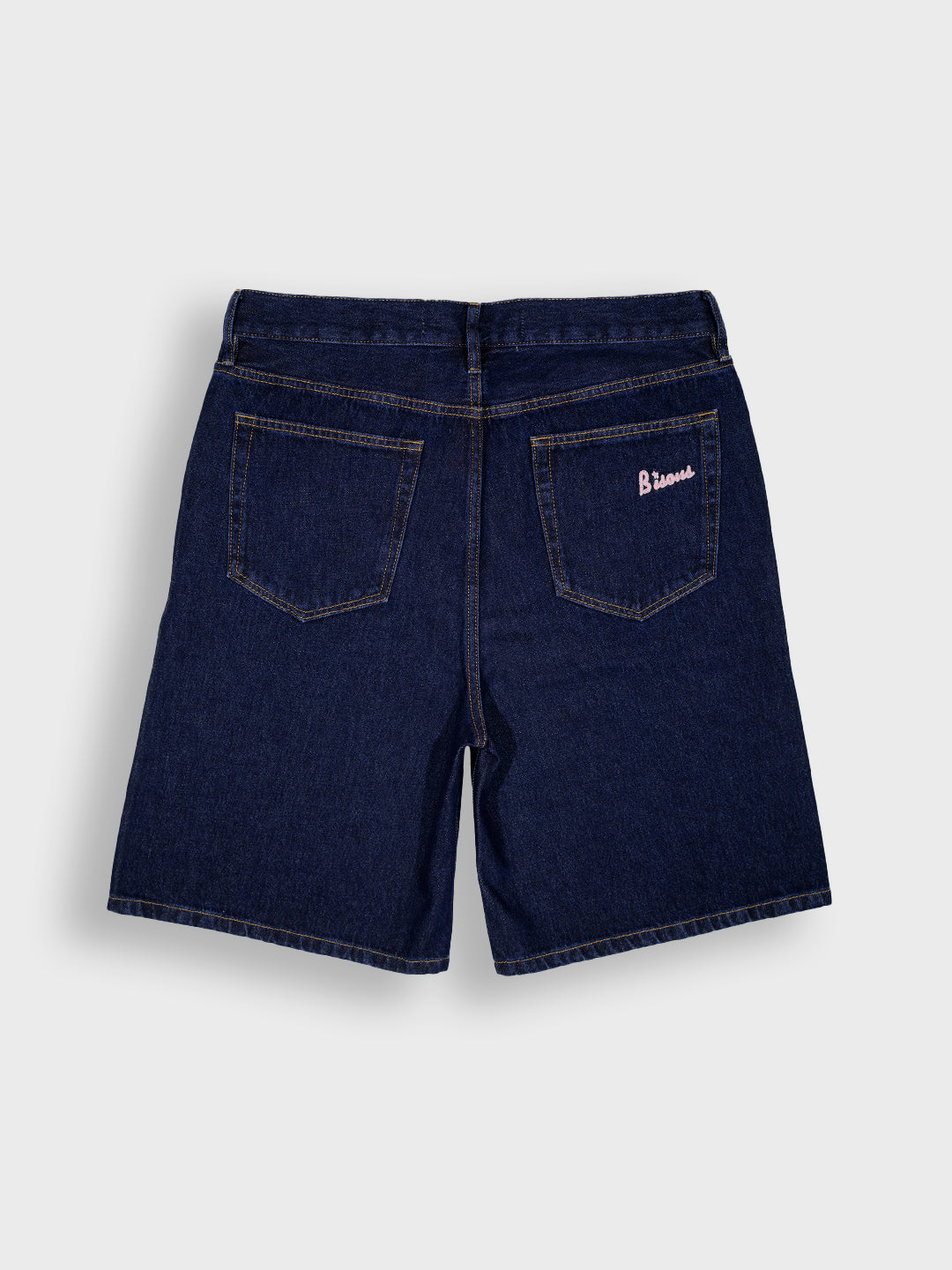 Bisous Skateboards Denim Shorts | Dark Blue