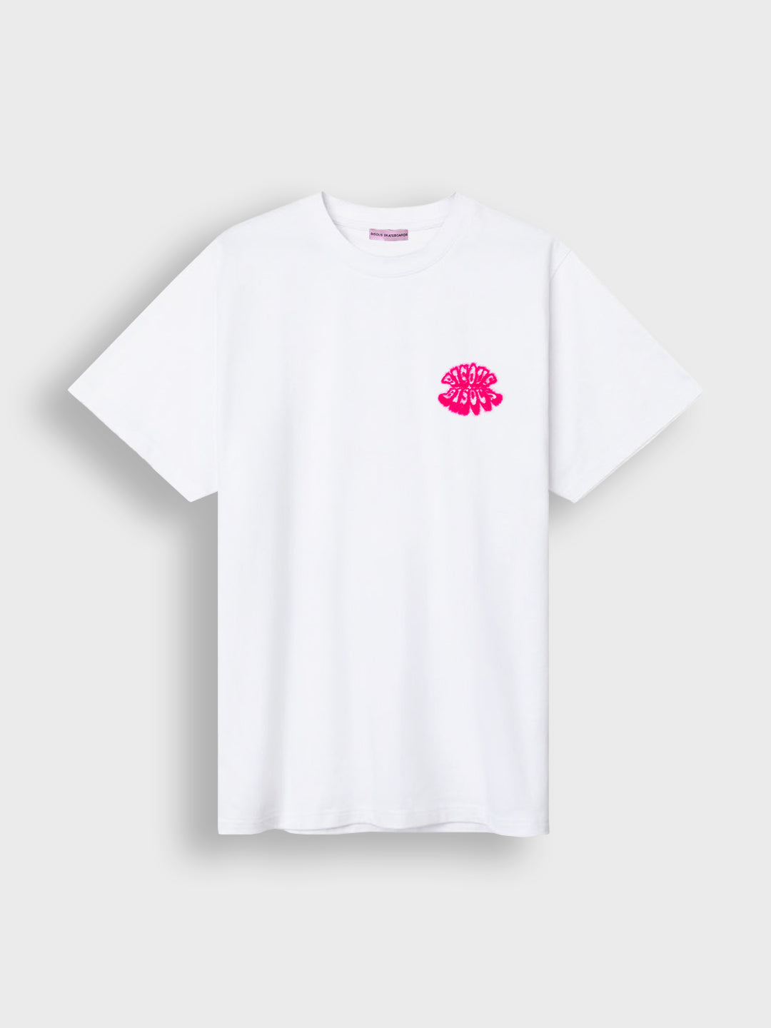 bisous t-shirt wit - front - Reloadstore