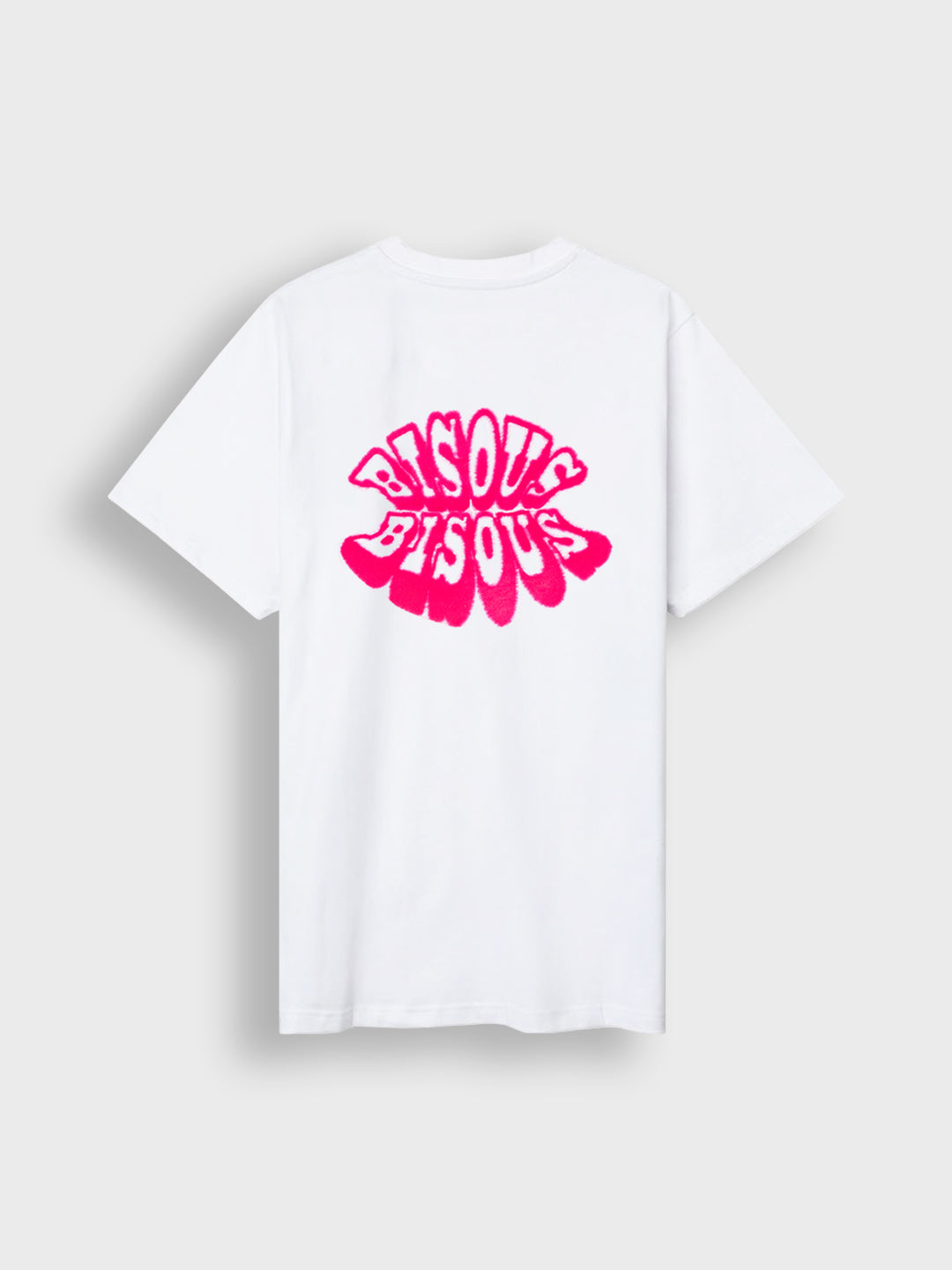 bisous t-shirt wit - front - Reloadstore