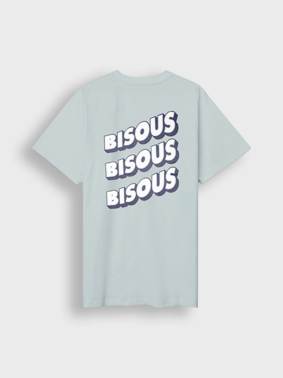 bisous bisous bisous t-shirt - grey- Reloadstore